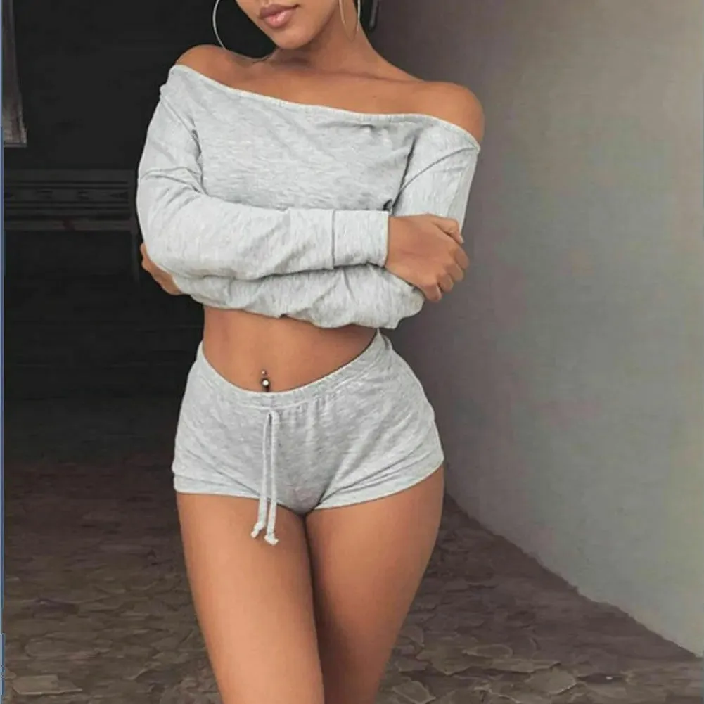 Women’s 2-Piece Gym Outfit: Sporty Vest Top and Leggings Set